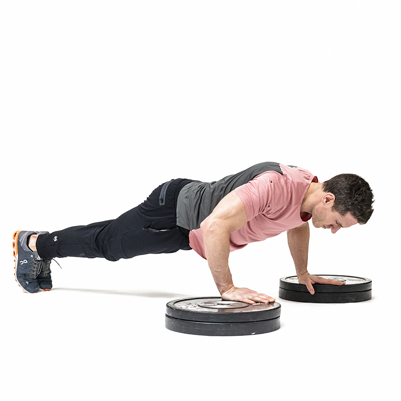How to Do a Plate Pushup Muscle & Fitness